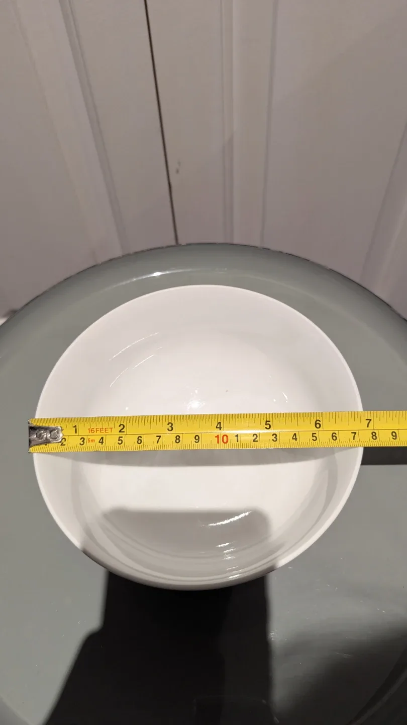White Ceramic Bowl - 9 inch diameter image indicator(2)