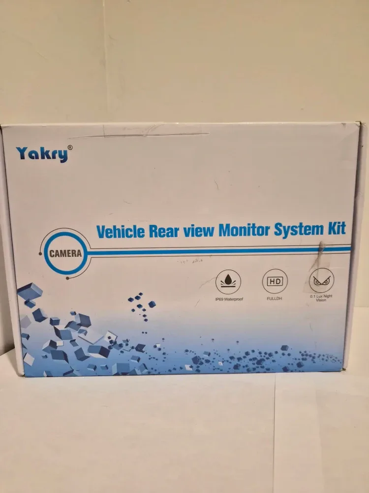 Yakry 7 Inch Backup Camera & Monitor Kit - New