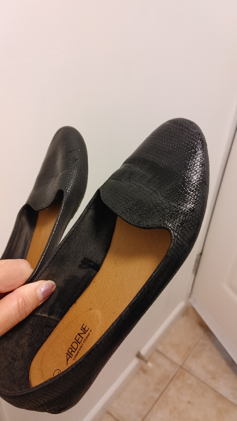 Women's shoes  Black Flats size 7 - photo 2