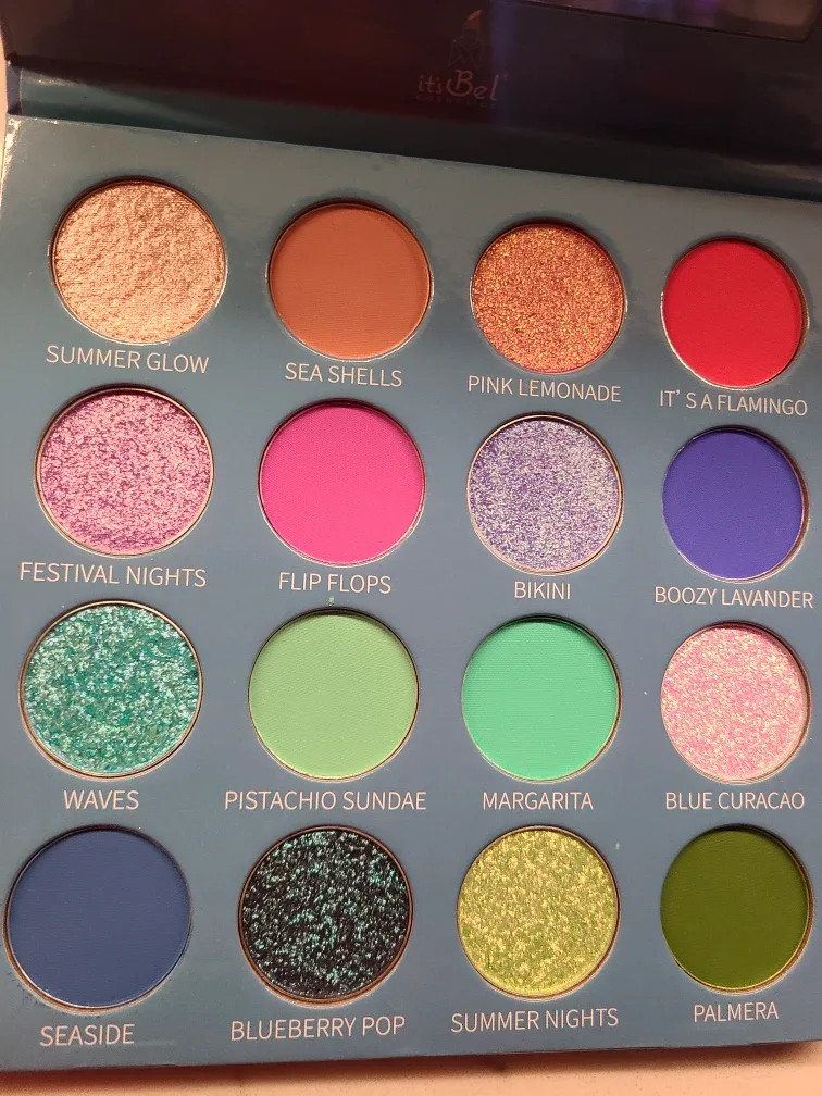 It's Bel Cosmetics Cool Summer Pressed Pigment Palette image indicator(2)