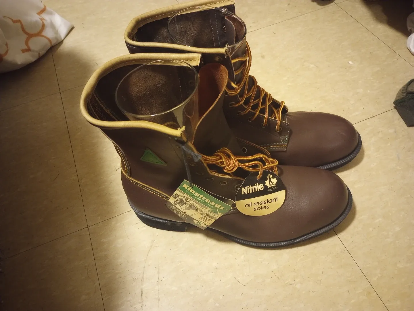 Kingtreads Steel Toe Work Boots - Brown image indicator(5)