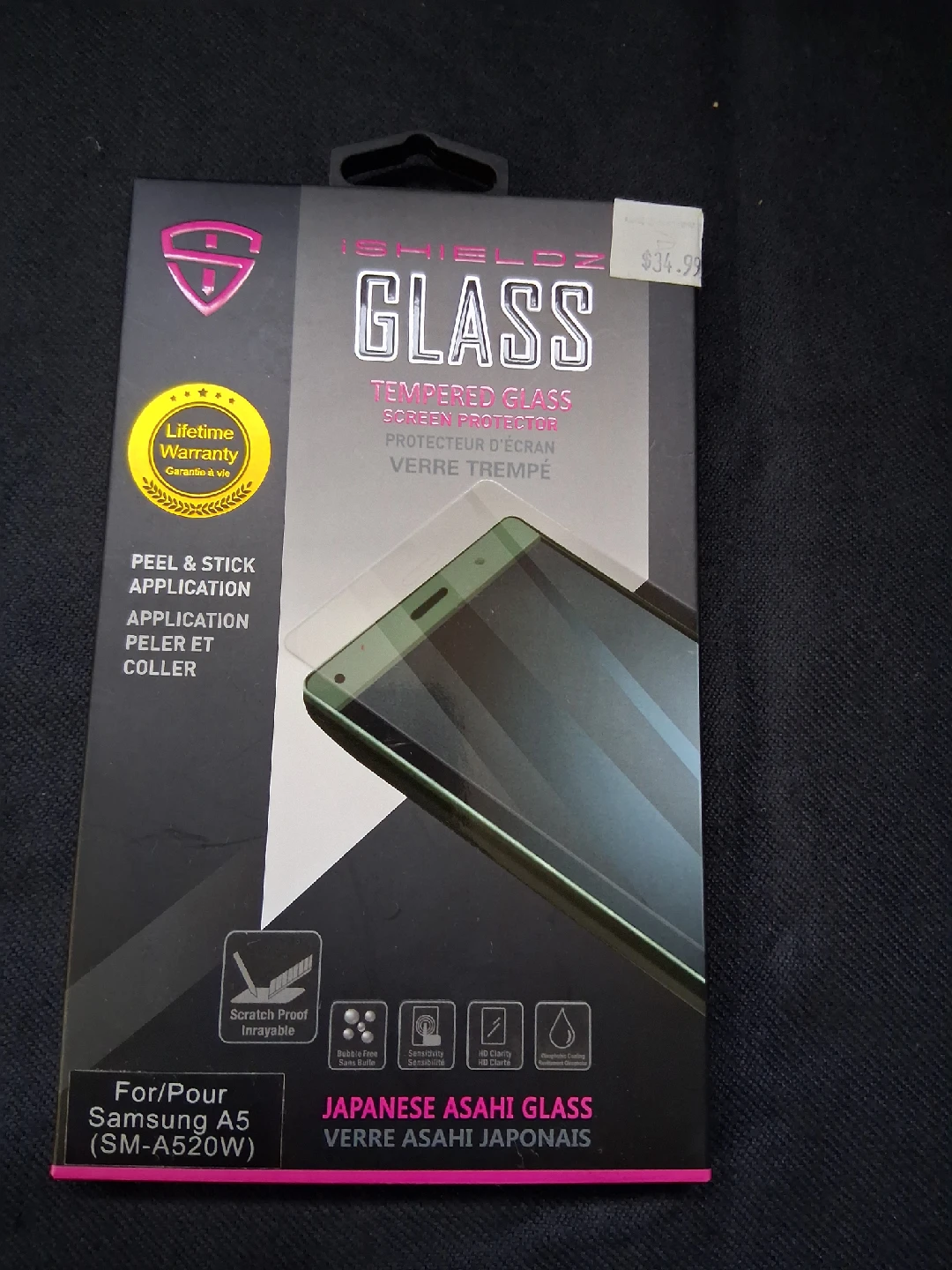 iShieldz Tempered Glass Screen Protector - Samsung A5 (SM-A520W)
