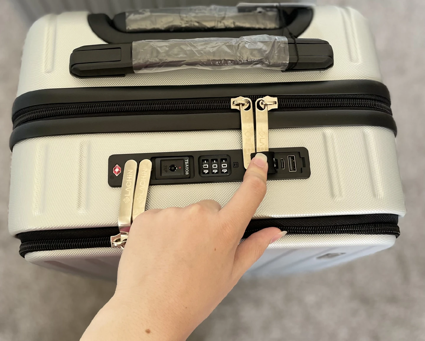 Lachin Carry-On Luggage - Silver - photo 5