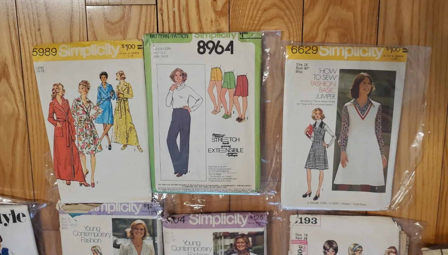 1960s/1970s Vintage Sewing patterns image indicator(2)