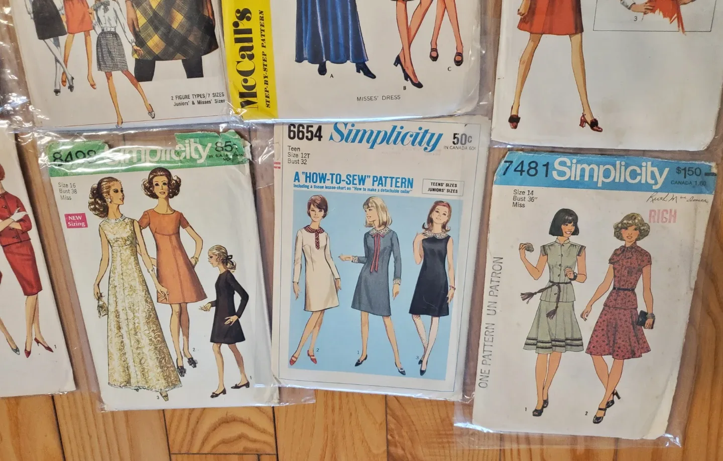 1960s/1970s Vintage Sewing patterns image indicator(7)