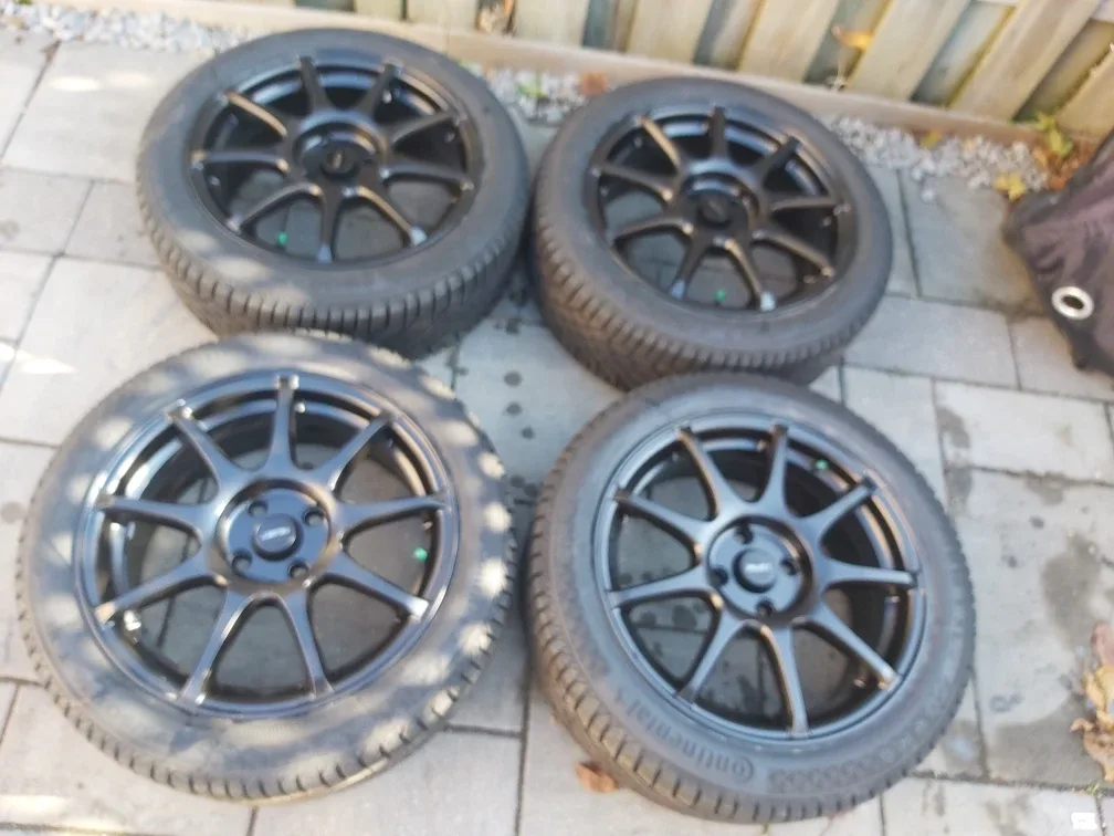 4 New FAST Alloy Wheels with Winter Tires - 195/50R16