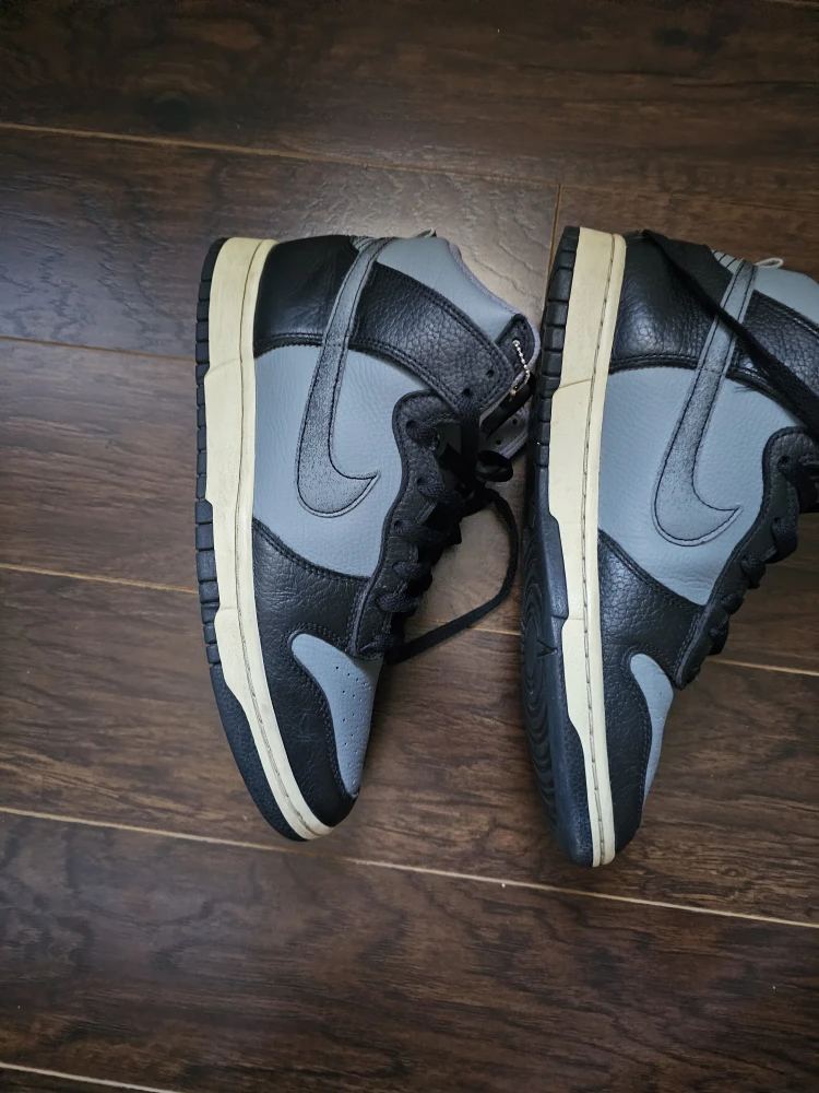 Nike Dunk High Grey/Black Sneakers - photo 2