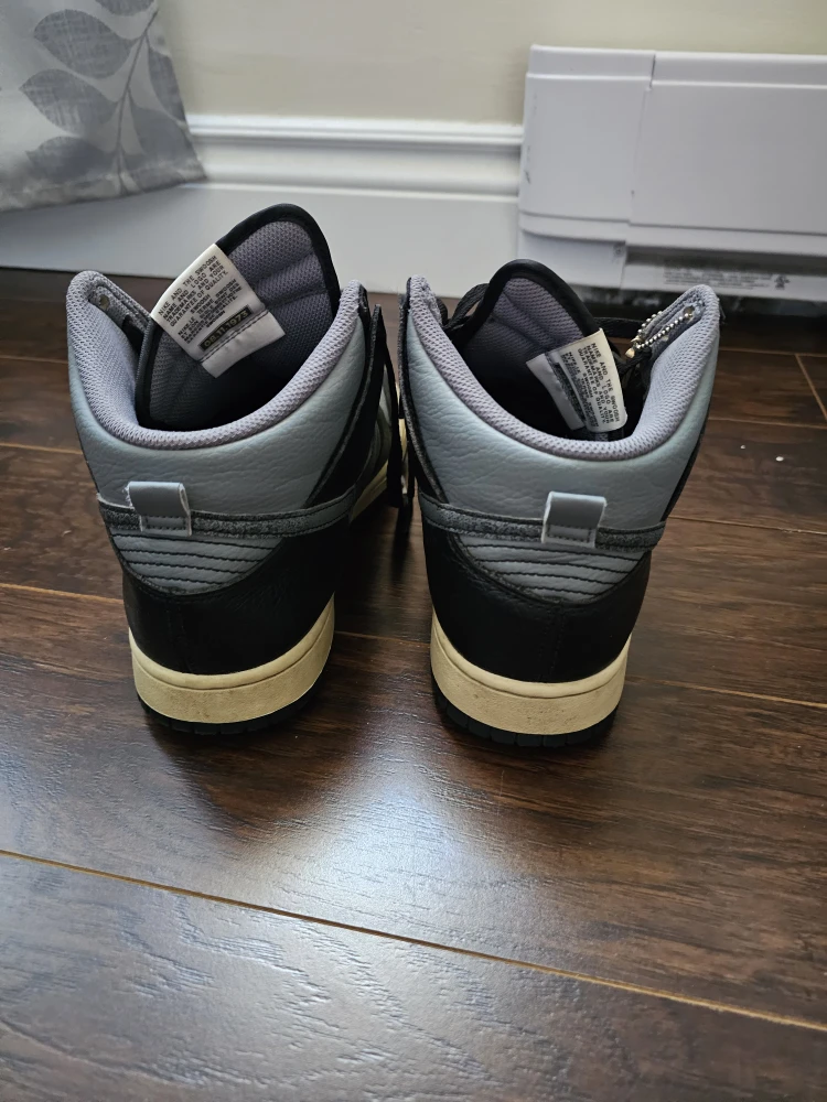 Nike Dunk High Grey/Black Sneakers - photo 4