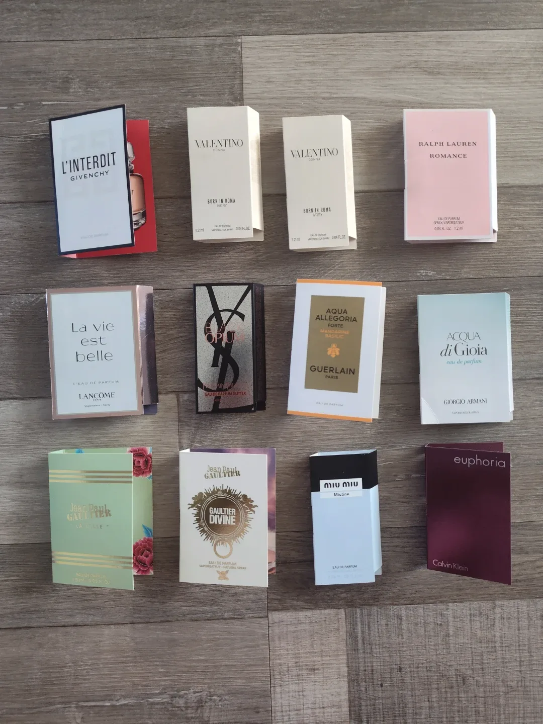 Perfume Sample Lot (12pcs) - YSL, Lancome+ thumbnail