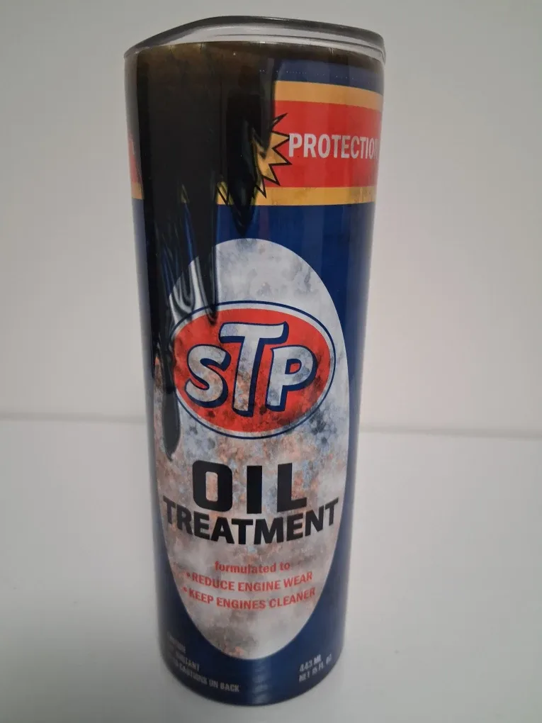 20oz STP Oil Can stainless steel Coffee Tumbler