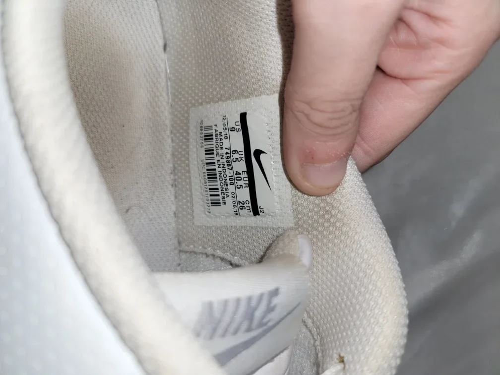 Nike Court Royale White Sneakers - Size 9 image indicator(4)