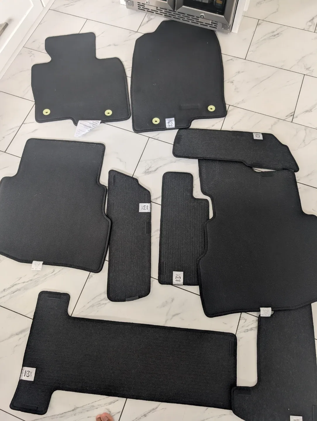 Mazda CX-9 Black Floor Mats image indicator(2)
