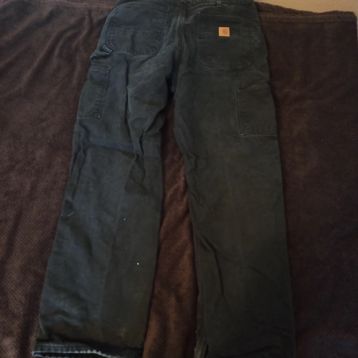 Carhartt BN0111-M Black Loose Fit Pants 32x32 - photo 2