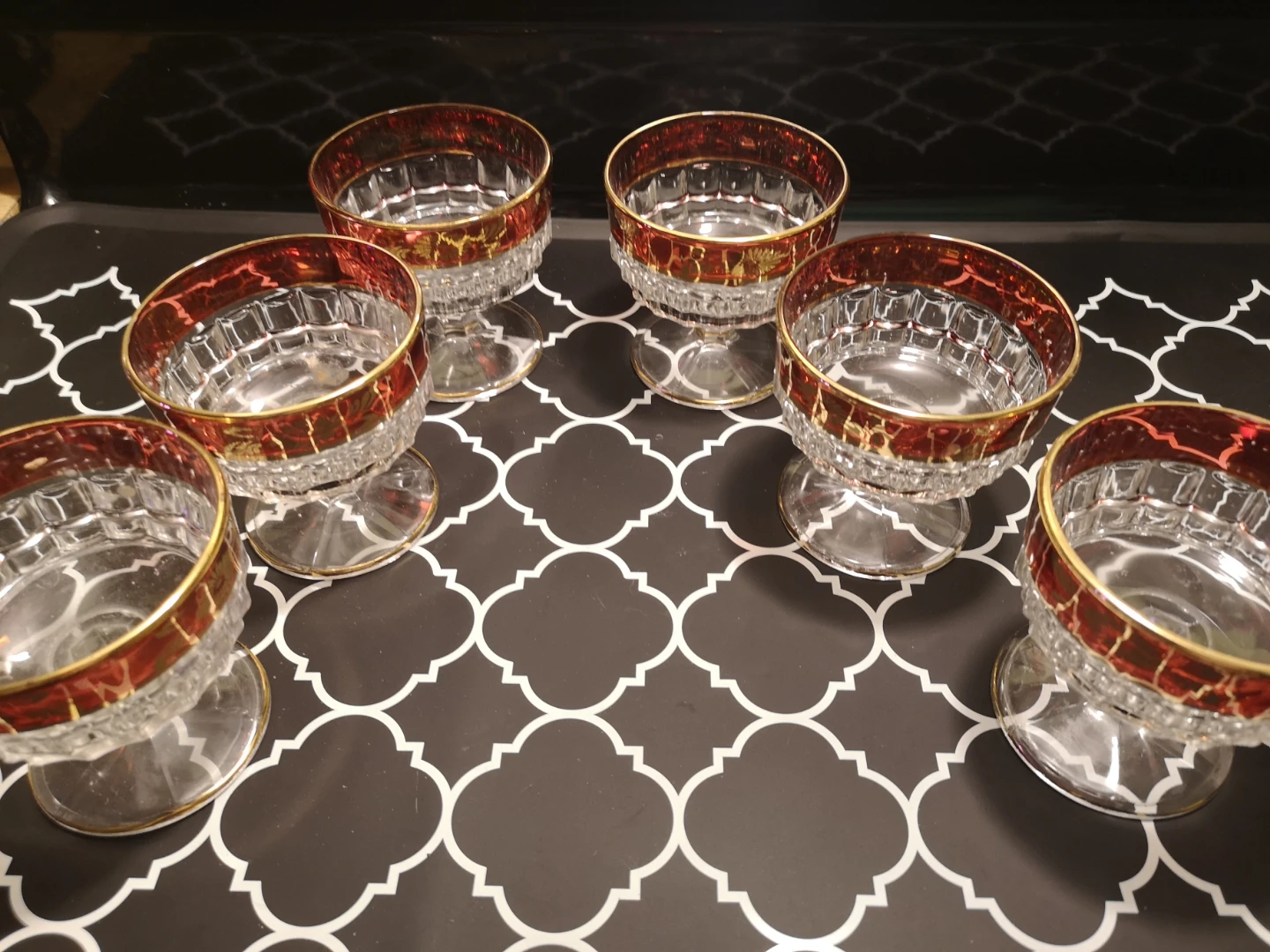 Vintage Dessert Bowls - Set of 6