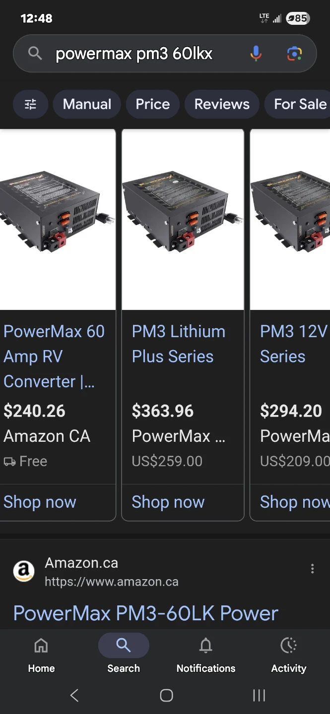 PowerMax PM3-60LK 60 Amp Power Converter - photo 2