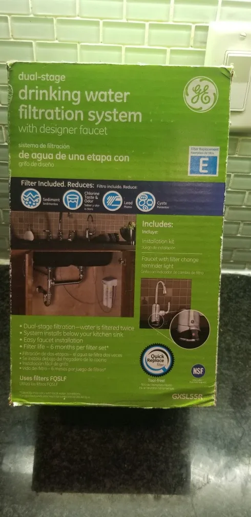 GE Dual Stage Lead Filtration System GXSL55R