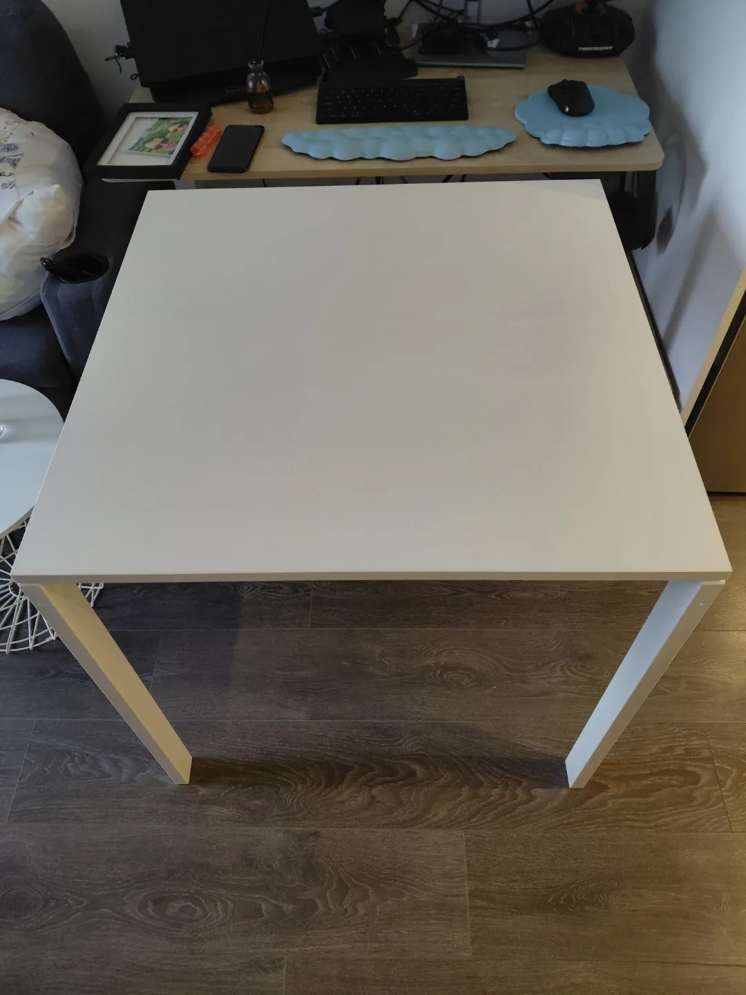 White Square Table