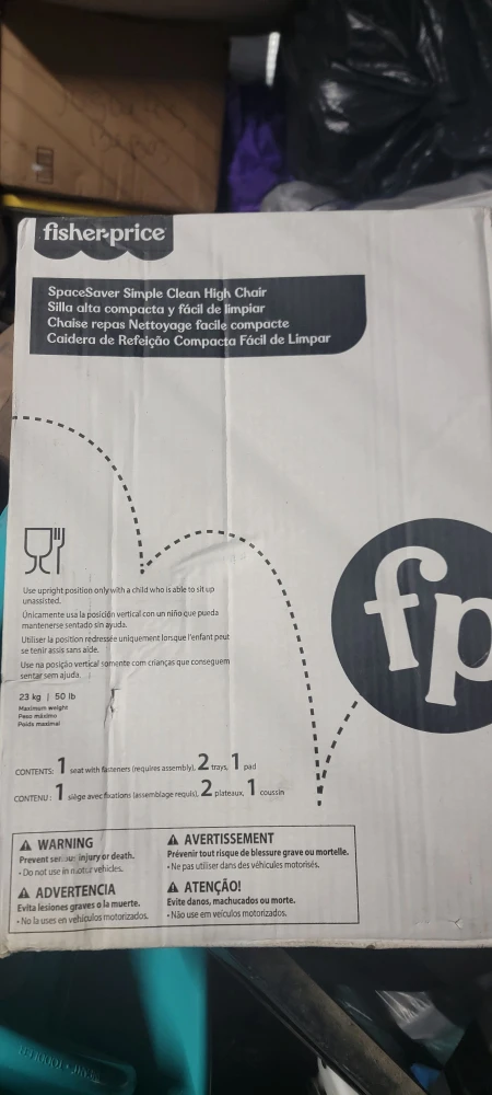 Fisher-Price SpaceSaver Simple Clean High Chair - photo 2