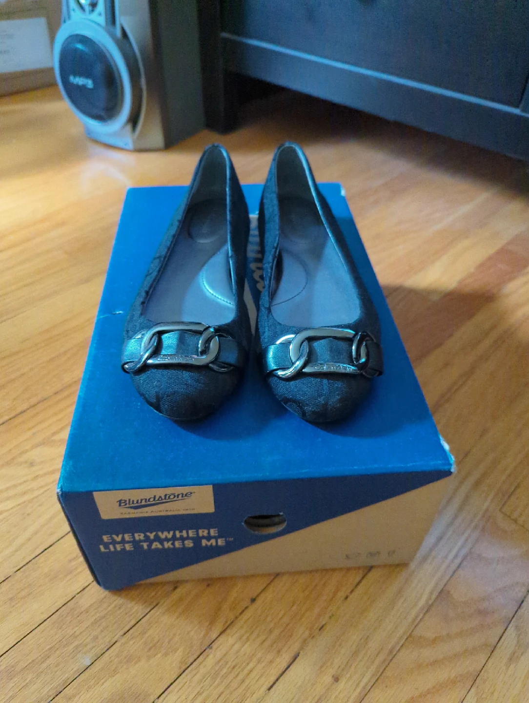 Calvin Klein Black Ballet Flats