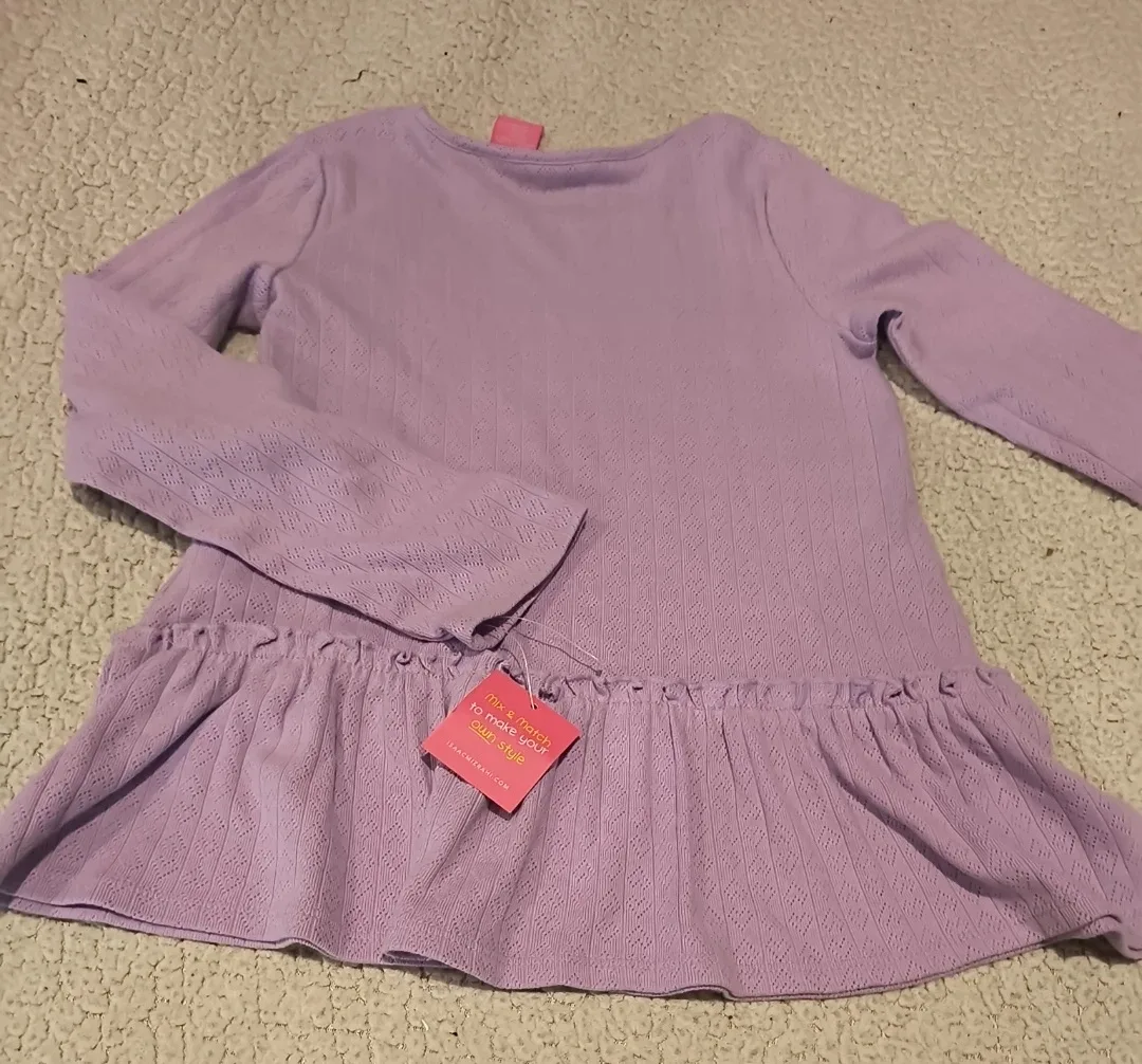 Coral Richards Lilac Girls' Long Sleeve Top image indicator(5)