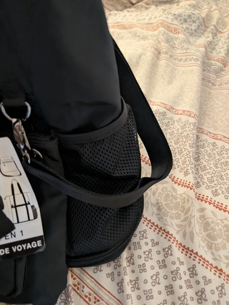 Hyba 2 in 1 Black Travel Bag image indicator(3)