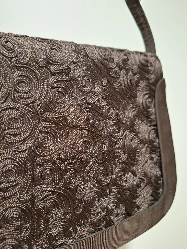 Brown patterned handbag image indicator(3)