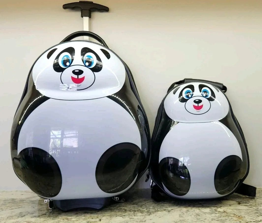 Panda Rolling Luggage & Backpack Set thumbnail