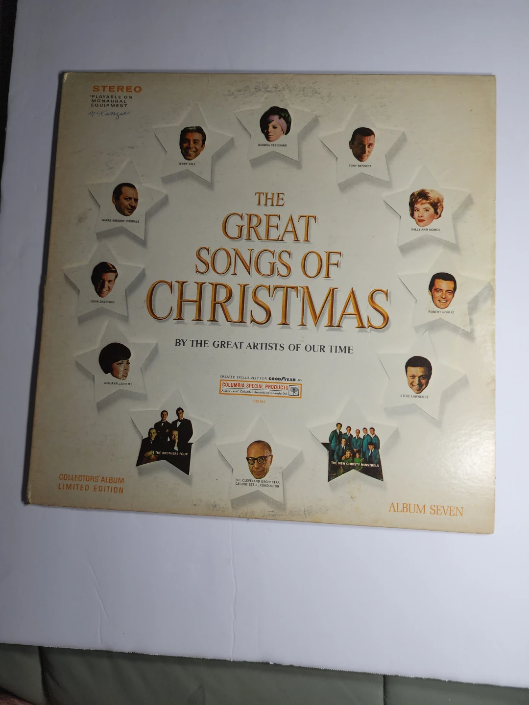 The Great Songs of Christmas Vinyl Record