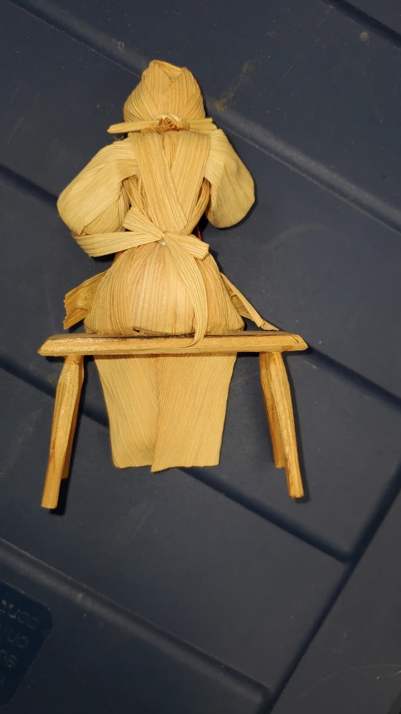 Corn Husk Doll Folk Art cross stitcher - photo 2