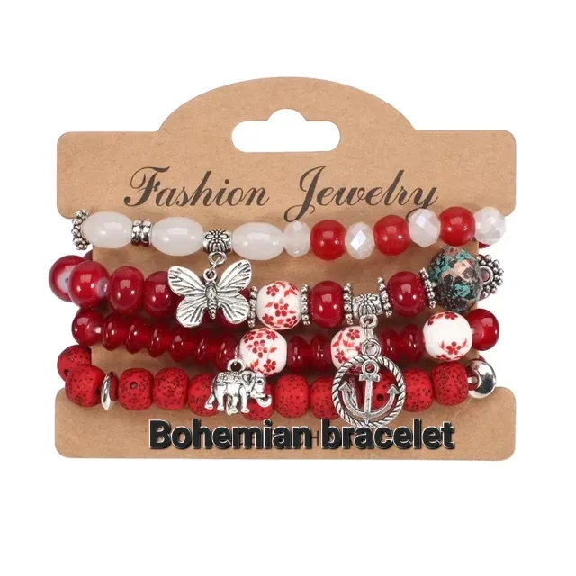 Fashion Jewelry Beaded Bracelet Set image indicator(10)