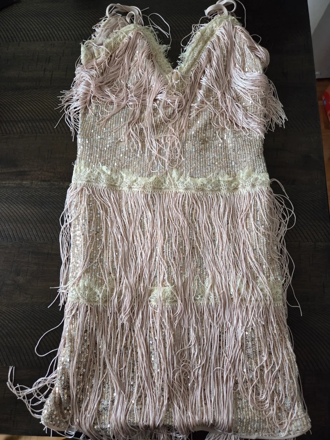 Fringe Sequin Dress thumbnail