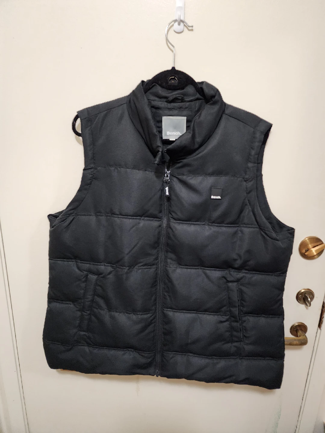 Bench. Black Puffer Vest - Size XXL