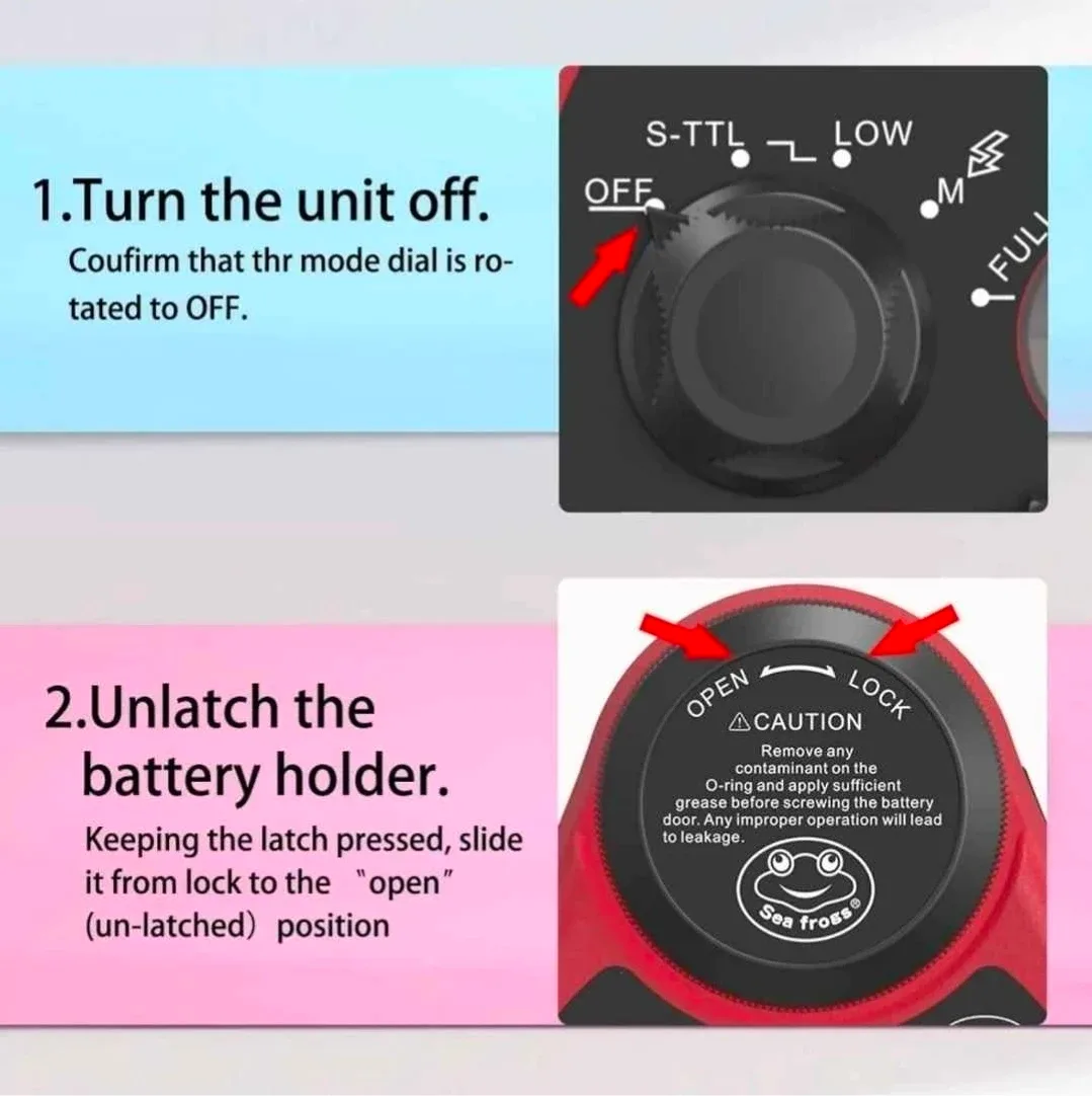 Sea Frogs ST-100-Pro Underwater Strobe image indicator(6)