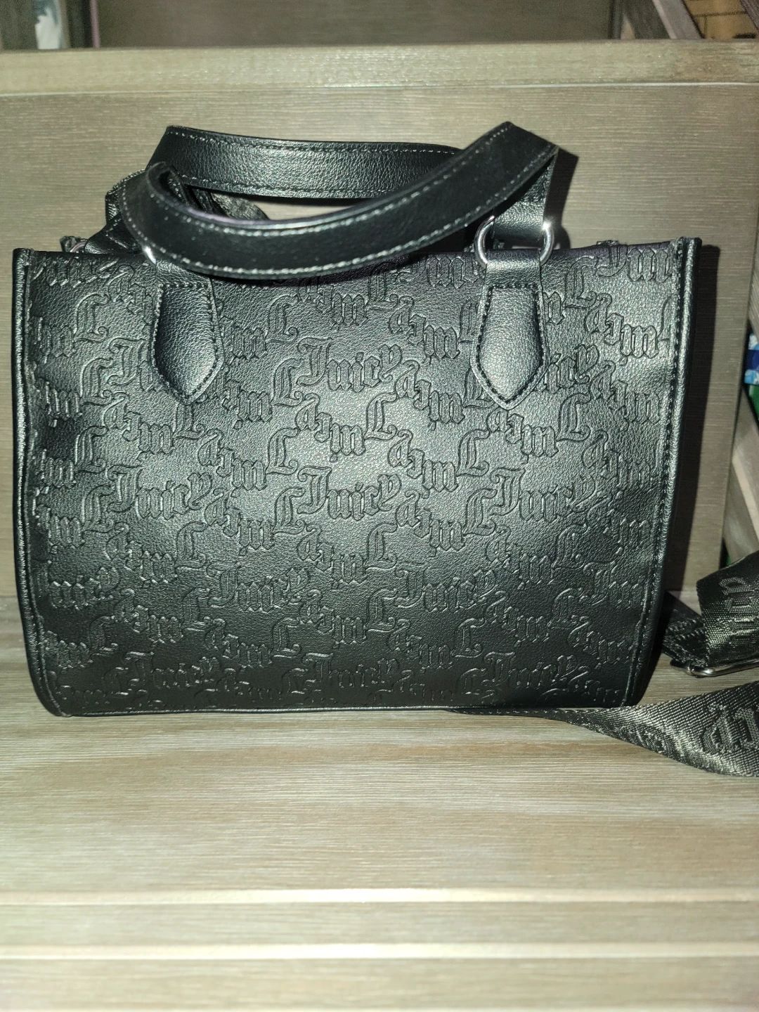 Juicy Couture Black Embossed Tote Bag - photo 2