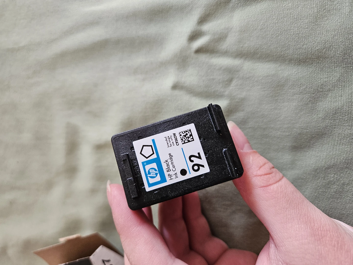 HP 92 Black Ink Cartridge C9362W - New Open Box - photo 5