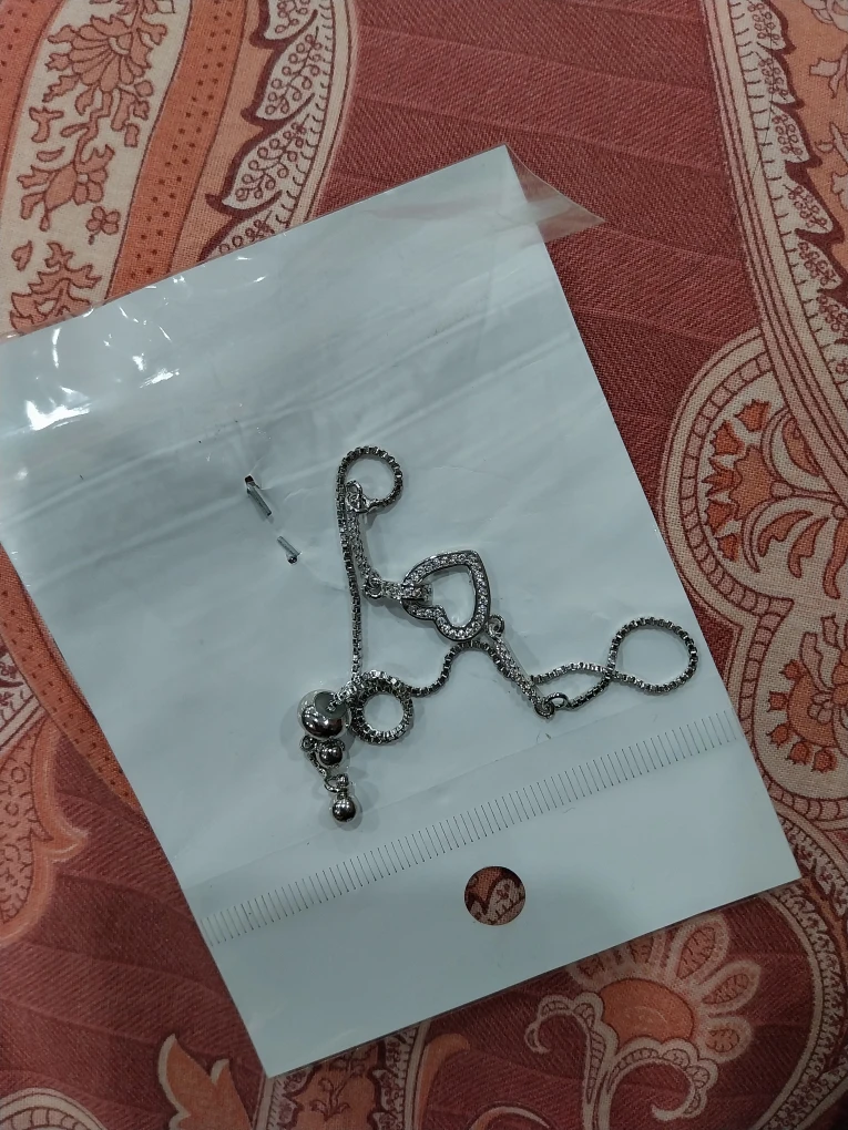 Heart Charm Bracelet - Silver
