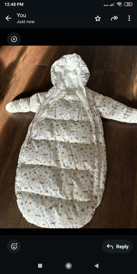 Baby Winter Sleeping Bag with Hood - photo 2