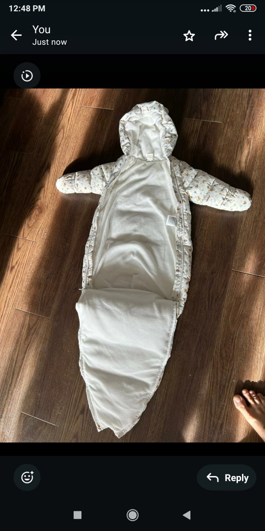 Baby Winter Sleeping Bag with Hood - photo 3