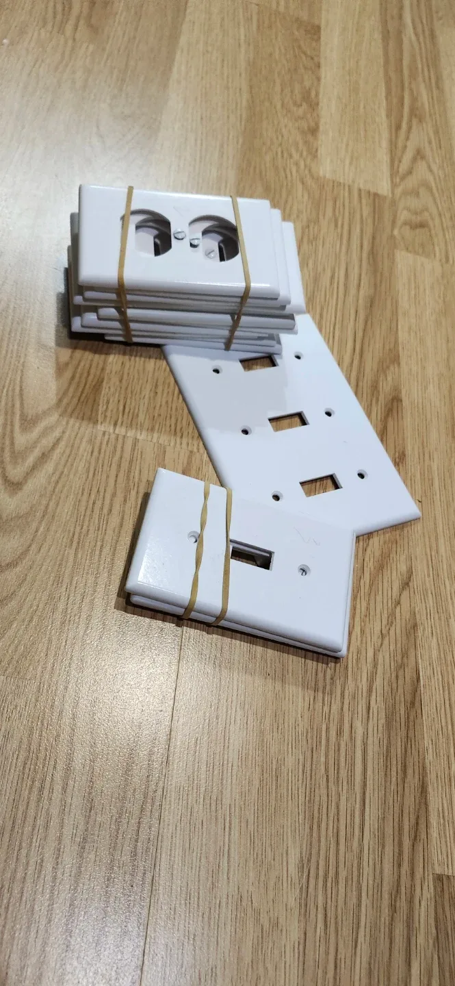 White Electrical Outlet & Switch Covers. Everything $5 FIRM image indicator(3)