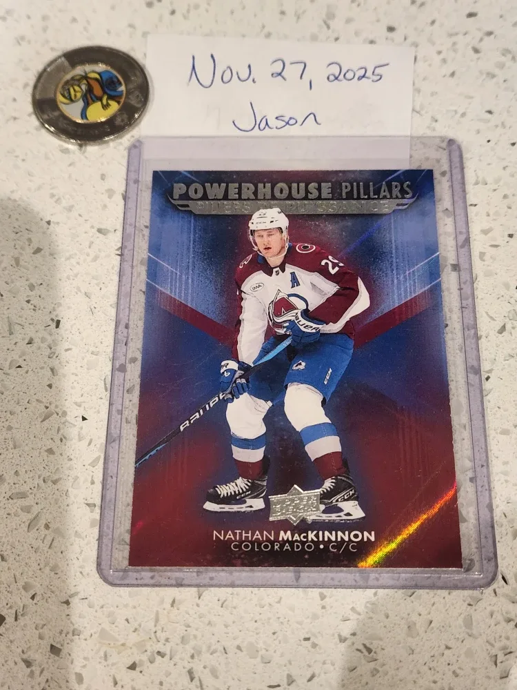 Nathan MacKinnon Tim Hortons Hockey Card