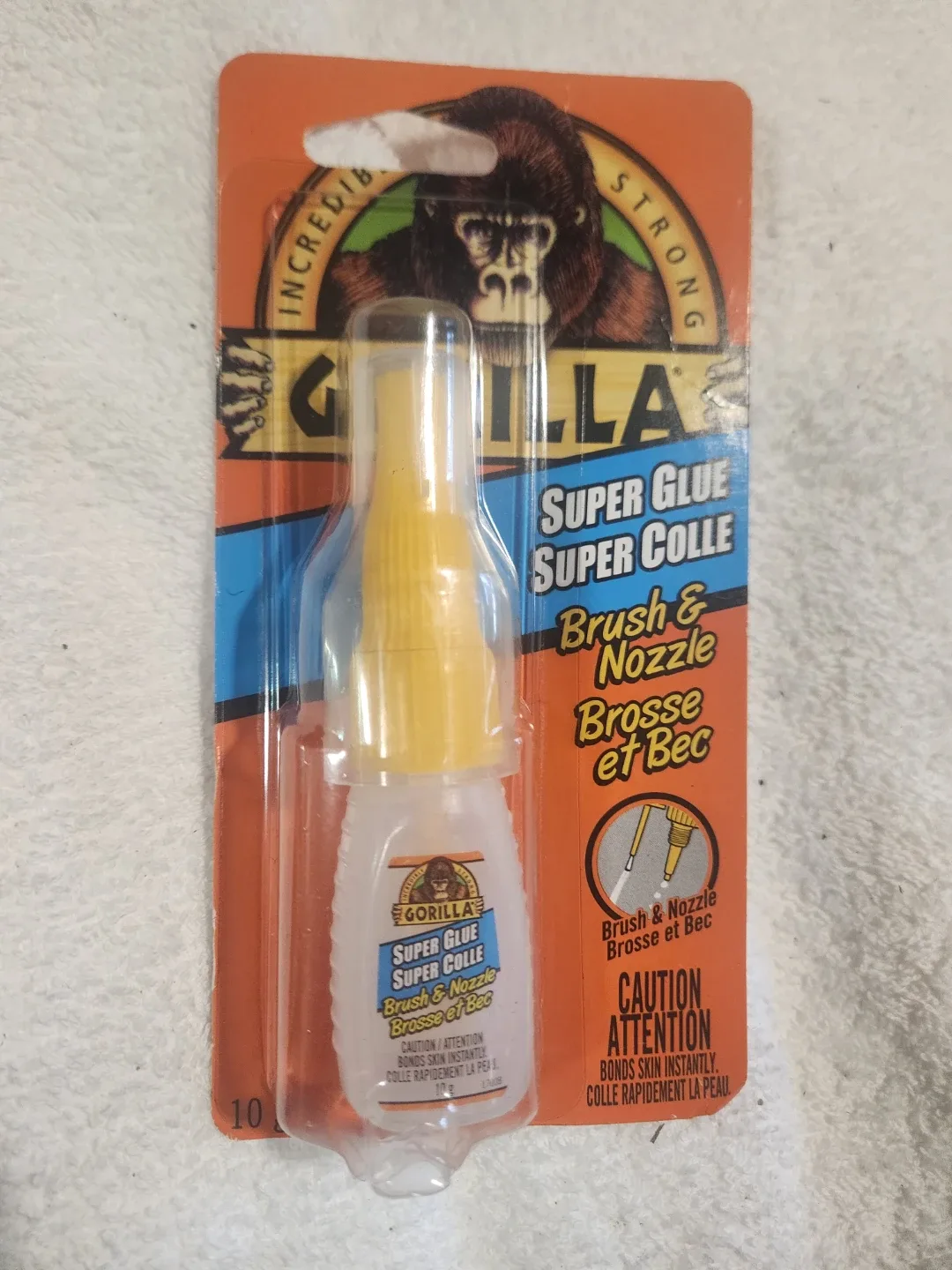 Gorilla Super Glue Brush & Nozzle - New