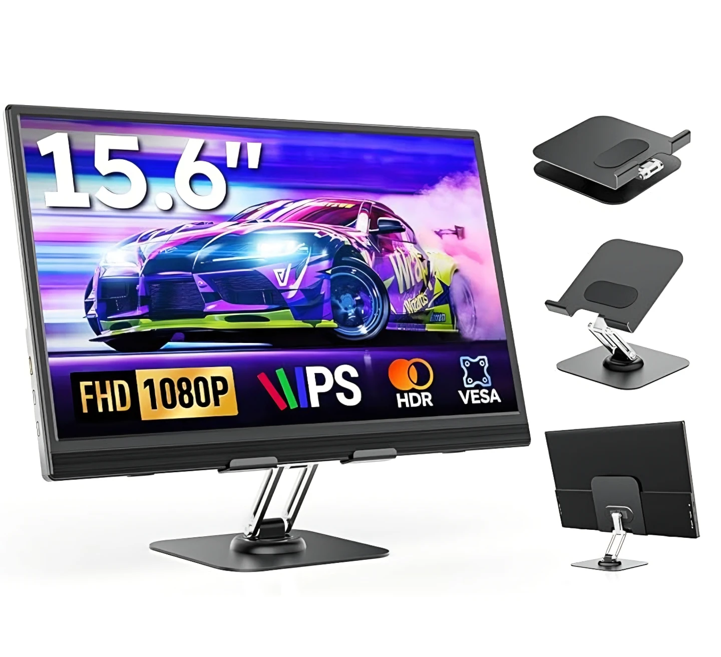 Brand New 15.6" Portable Monitor FHD with kickstand