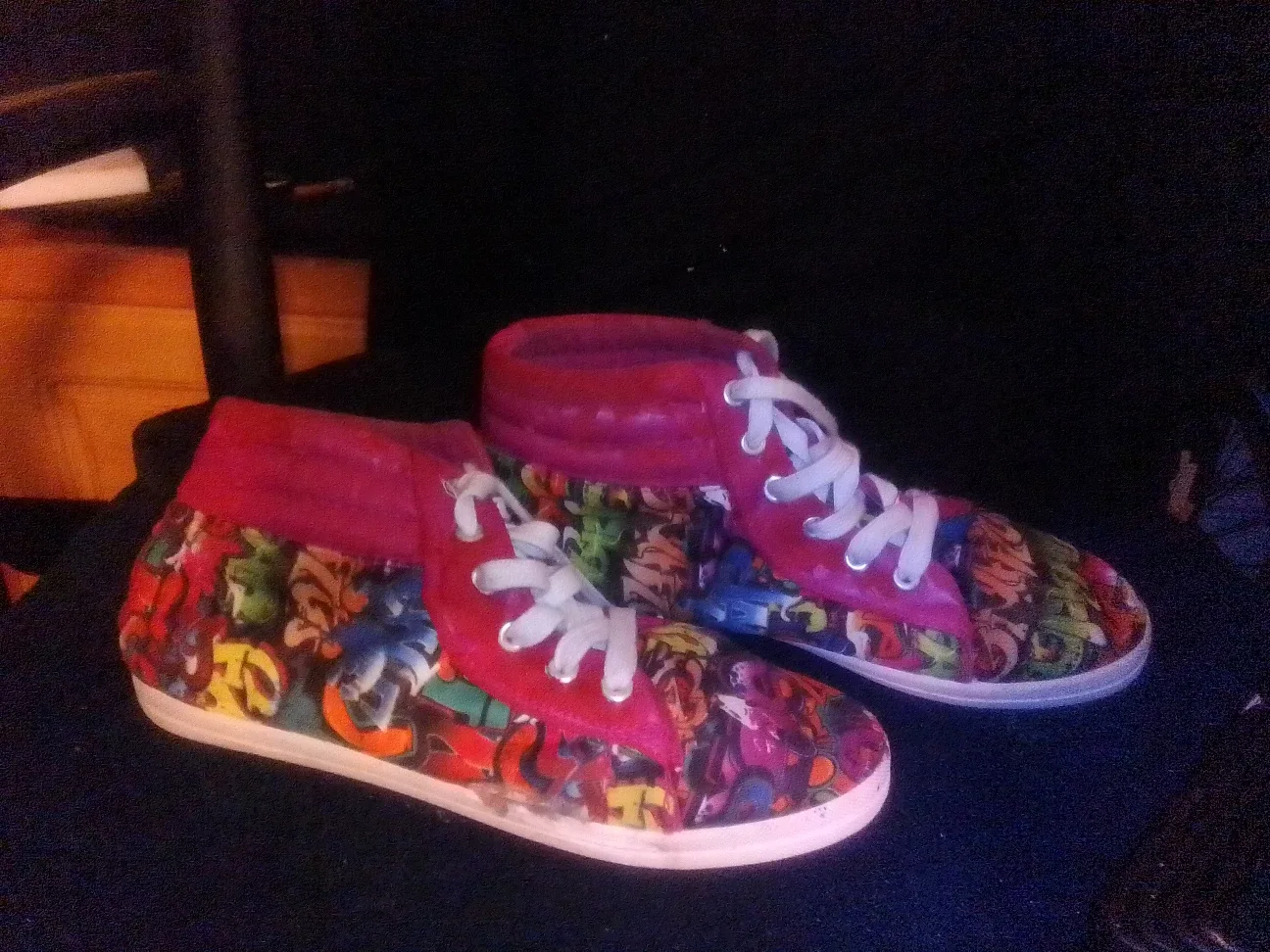 Colorful High Top Sneakers