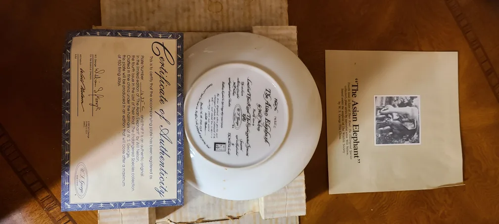 W.S. George Limited Edition Collector Plates image indicator(7)