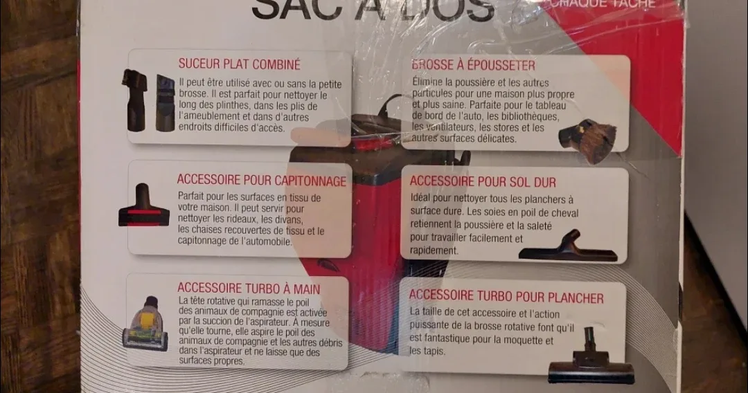 Charlescraft Backpack Vacuum image indicator(6)