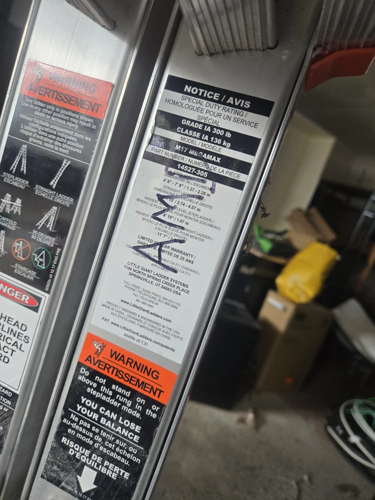 Little Giant Megamax M17 Ladder - photo 2