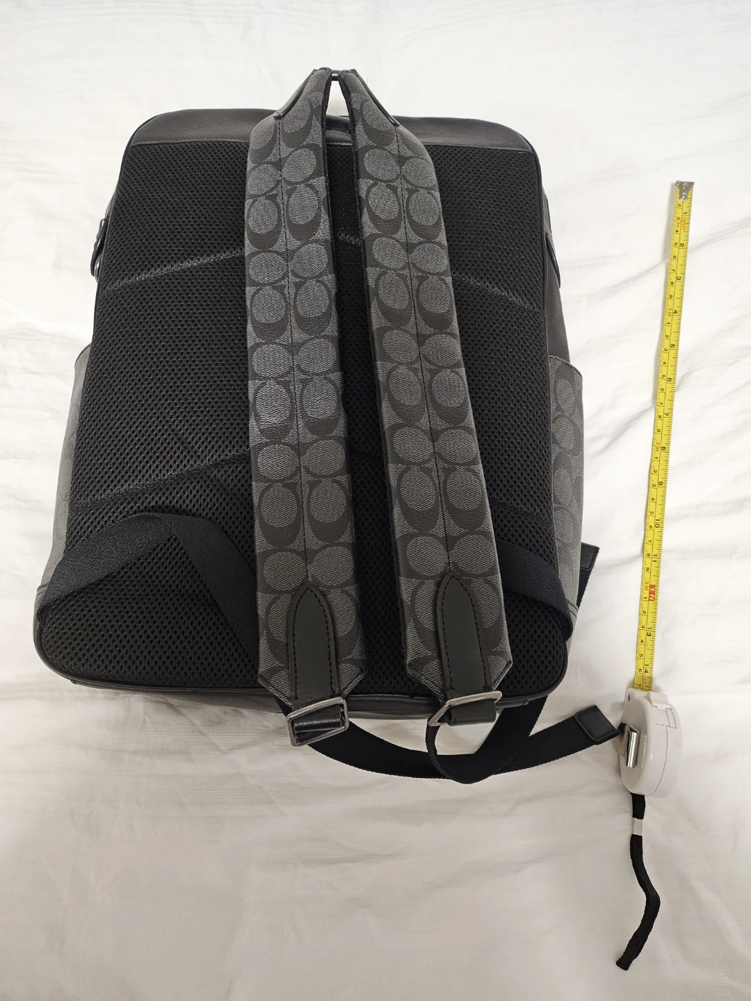 Coach Leather Backpack - Black/Navy - photo 3