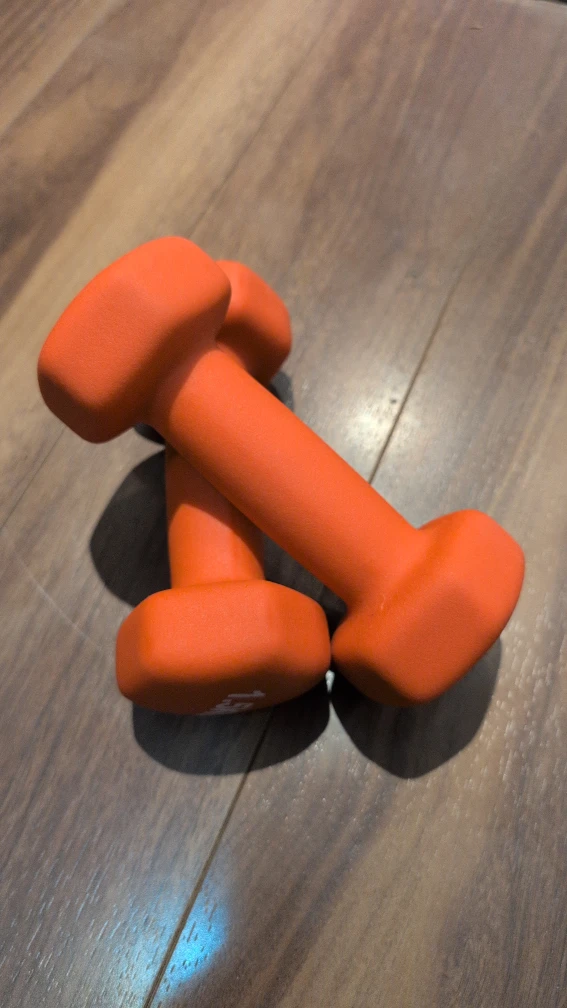 Pair of 3 lbs/1.5 kg Dumbbells