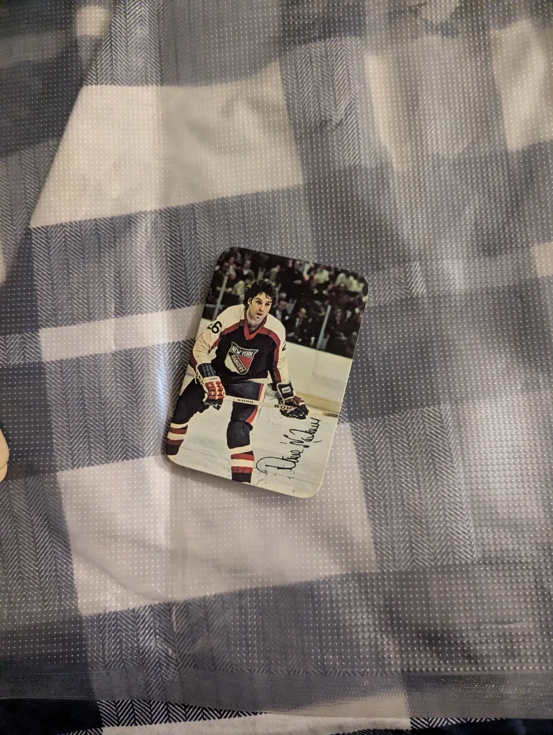 Dave Maloney New York Rangers Hockey Card