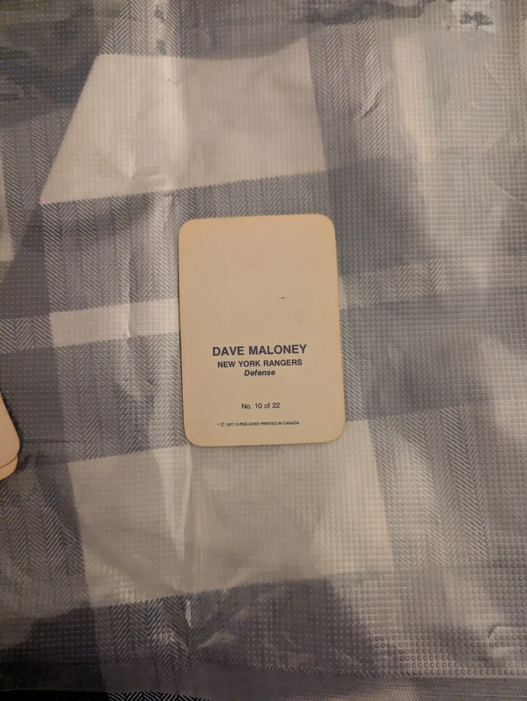 Dave Maloney New York Rangers Hockey Card image indicator(2)